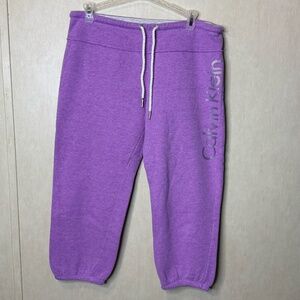 Calvin Klein Pink Sweatpants Sz Medium
